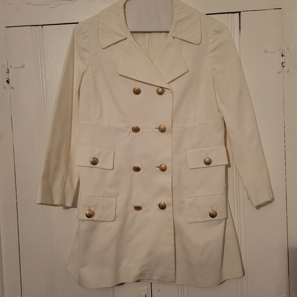 White Runway Fall Peacoat Tommy Hilfiger